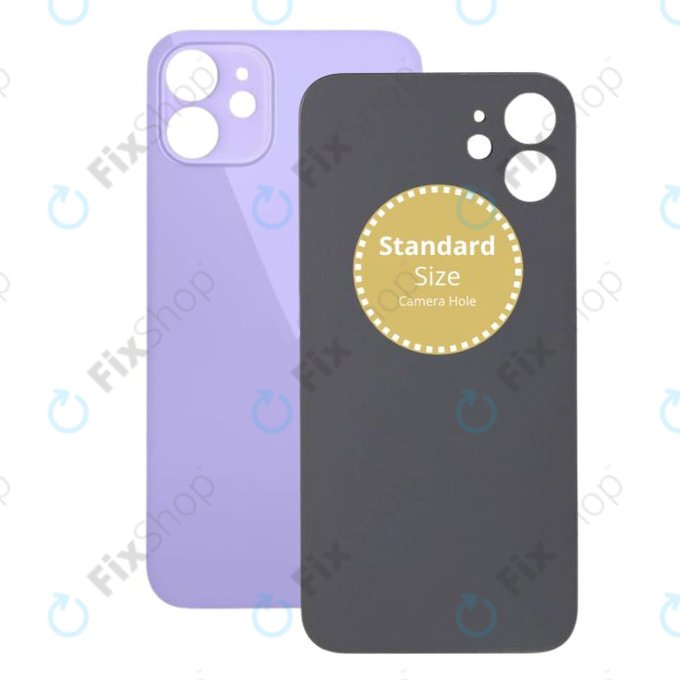 Vetro scocca posteriore per iPhone 12, Purple