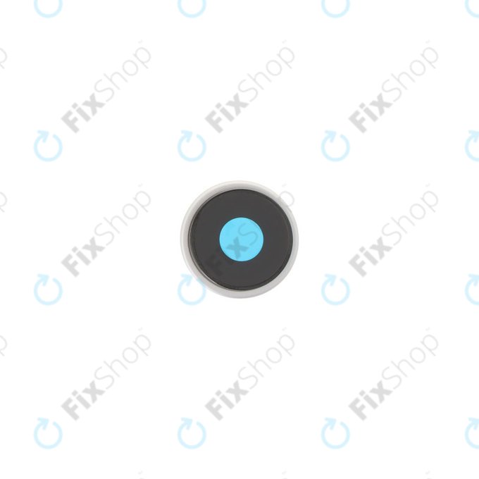 Lente fotocamera posteriore con frame per iPhone 16e, 17e, White