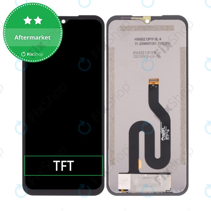 Schermo LCD per Ulefone Armor 12 5G, Vetro touch senza cornice