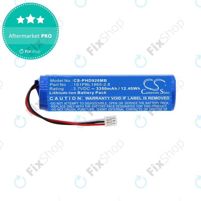 Batteria per Philips Avent SCD923P, SCD923/26, Avent SCD923, 1S1PBL1865-2.6, Li-Ion, 3350mAh, 3.7V, HQ