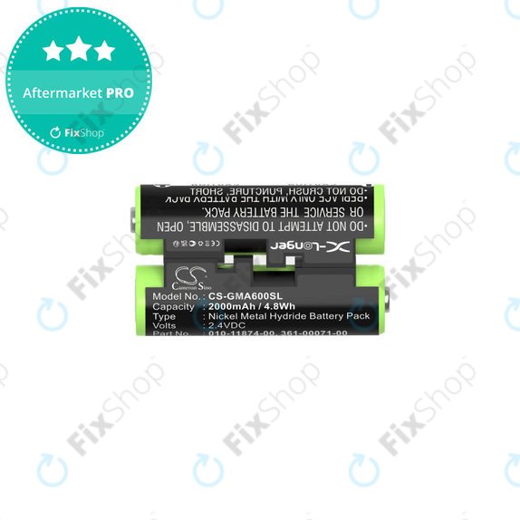 Batteria per Garmin Oregon 600, 650, Astro 320, 430, Striker 4, 010-11874-00, Ni-MH, 2000mAh, 2.4V, HQ