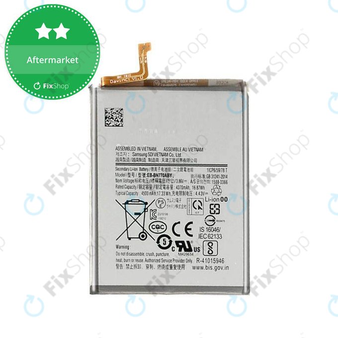 Batteria per Samsung Note 10 Lite N770F, EB-BN770ABY, 4500mAh