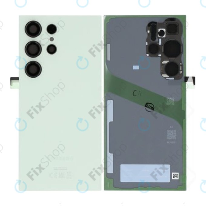 Cover batteria per Samsung S24 Ultra S928B, Titanium Green, GH82-33349E, Genuine Service Pack
