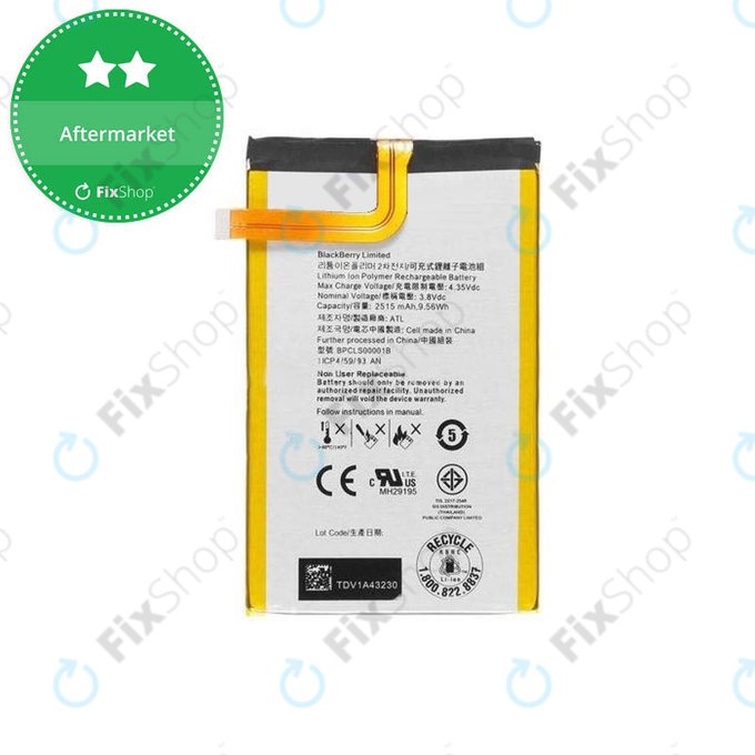 Batteria per Blackberry Classic Q20, BPCLS00001B, 2515mAh
