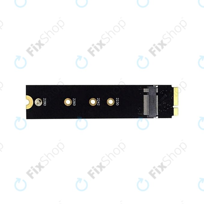 Adattatore SSD M.2 SATA 3.0 per MacBook Air 11" A1465, 13" A1466, Pro 13" A1425, 15" A1398 (Mid 2012, Late 2012)