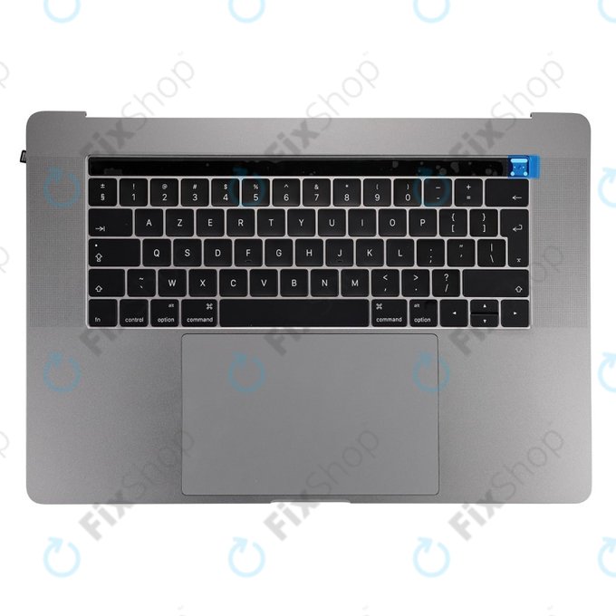 Top case con tastiera UK, microfono, trackpad e altoparlanti per MacBook Pro 15" A1707 (Late 2016 - Mid 2017), Space Gray