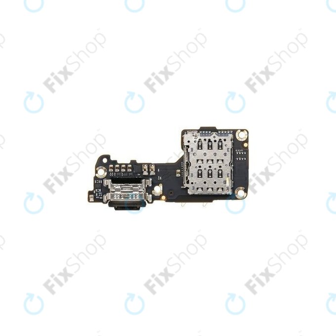 Scheda PCB connettore di ricarica per Xiaomi 12X 2112123AC, 2112123AG, 5600010L3A00, Genuine Service Pack