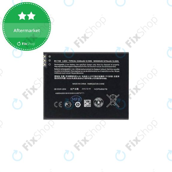 Batteria per Microsoft Lumia 950 XL, BV-T4D, 3340mAh