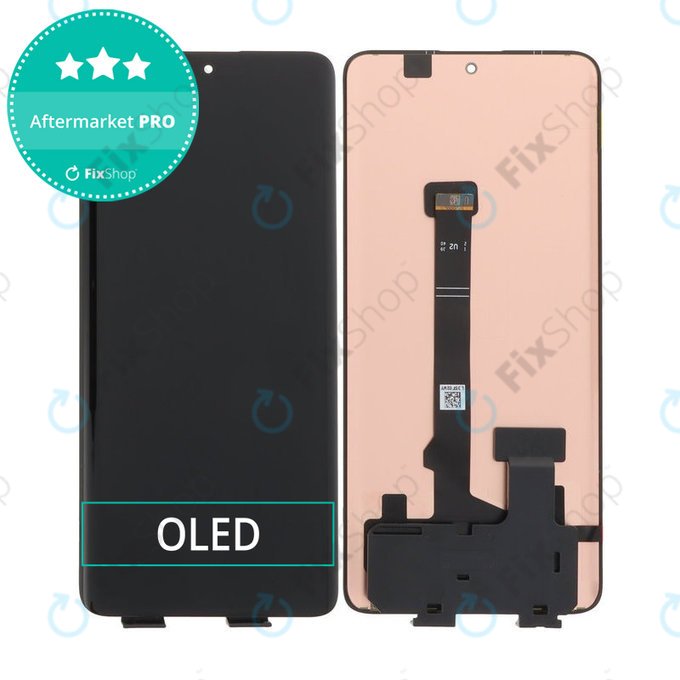 Schermo OLED per Xiaomi Redmi Note 14 Pro 5G, 14 Pro+ 5G, Vetro touch senza cornice