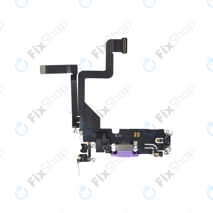 Connettore di ricarica con Cavo flex per iPhone 14 Pro, Deep Purple