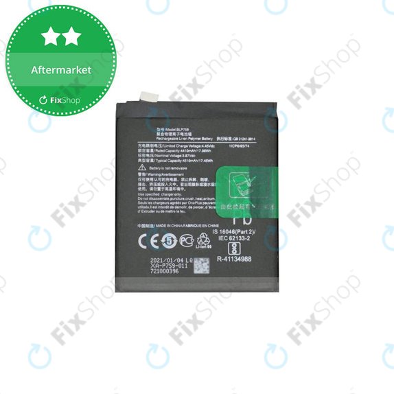 Batteria per OnePlus 8 Pro, BLP759, 4510mAh