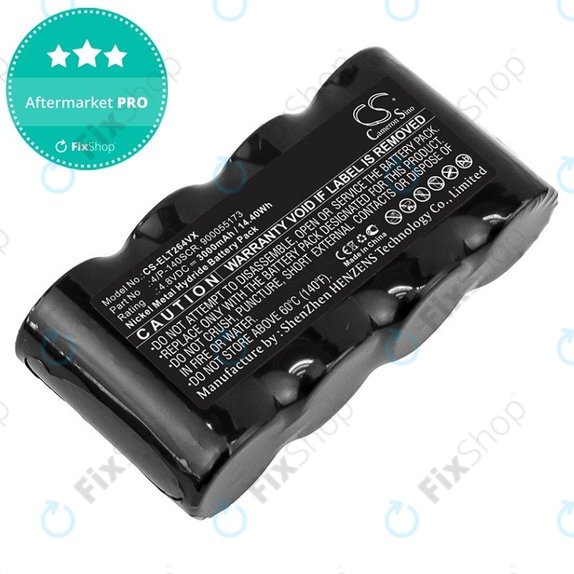 Batteria per Electrolux Spirit Wet e Dry, ZB264x, 4 P-140SCR, 900055173, Ni-MH, 3000mAh, 4.8V, HQ