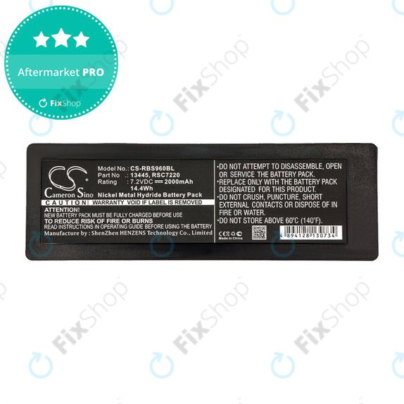 Batteria per Scanreco 590, 592, RSC7220, Ni-MH, 2000mAh, 7.2V, HQ