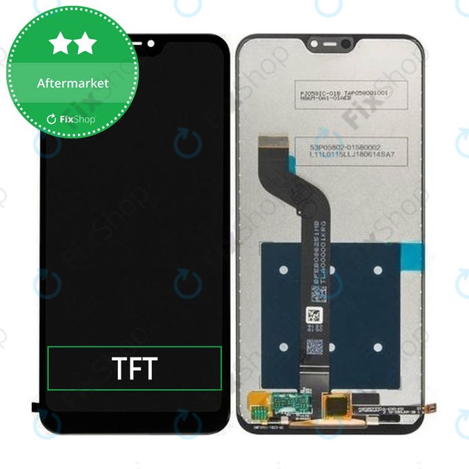 Schermo LCD per Xiaomi Mi A2 Lite (Redmi 6 Pro), Vetro touch senza cornice