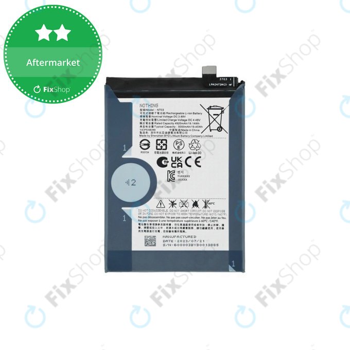Batteria per Nothing CMF Phone 1, 5000mAh
