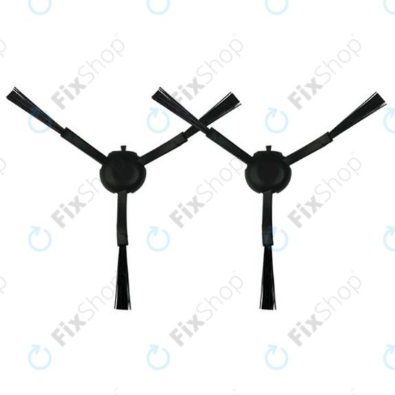 Spazzola laterale per Xiaomi Dreame L20 Ultra, X20 Pro, X20 Plus, Black, 2 pz