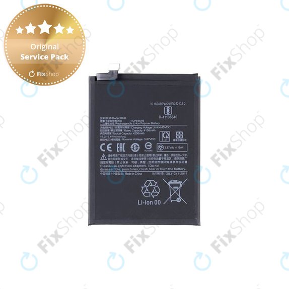Batteria per Xiaomi Mi 11 Lite 4G, Mi 11 Lite 5G, 11 Lite 5G NE, BP42, 46020000741Y, 4250mAh, Genuine Service Pack