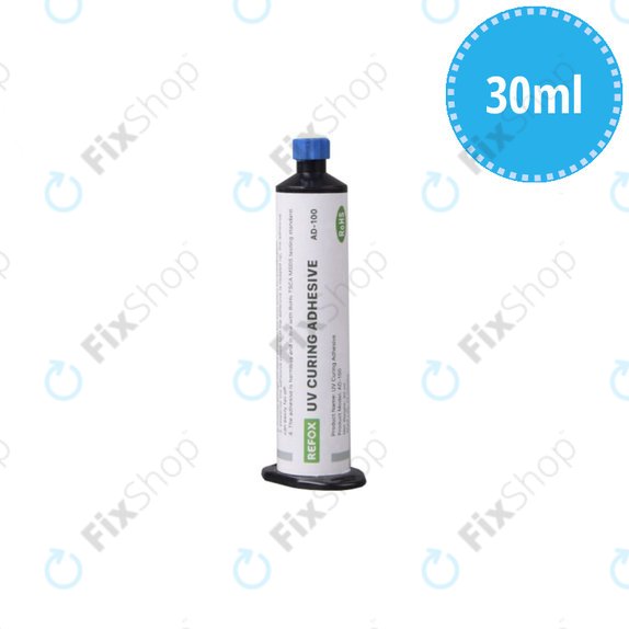 Adesivo impermeabile a polimerizzazione UV, 30ml, Refox AD-100