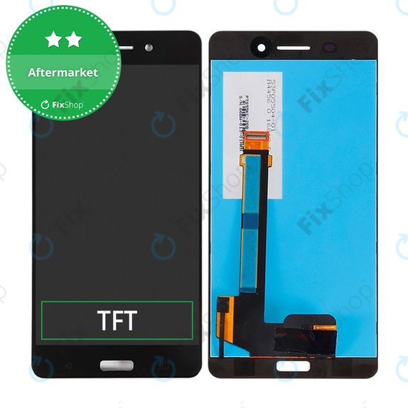 Schermo LCD per Nokia 6, Vetro touch senza cornice