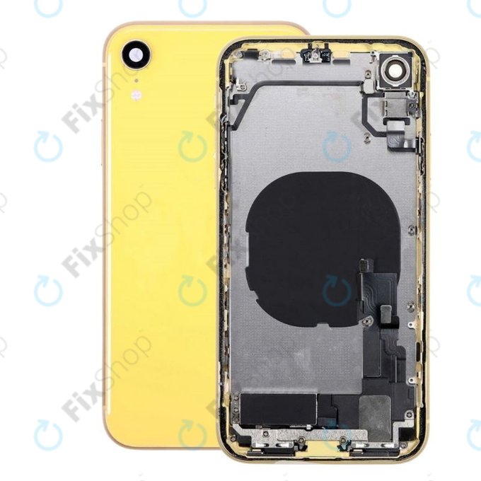 Scocca posteriore con piccoli componenti per iPhone XR, Yellow