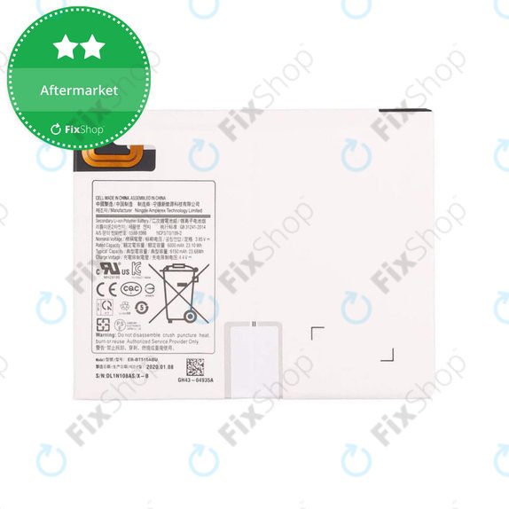 Batteria per Samsung Galaxy Tab A 10.1" 2019, EB-BT515ABU, 6150mAh
