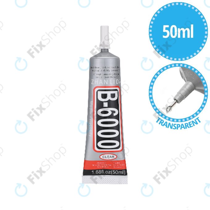 Adesivo B-6000 50ml, Trasparent
