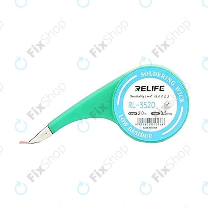 Treccia dissaldante potente 3,5 mm, Relife RL-3520