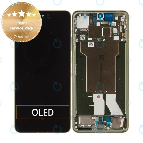 Schermo per Motorola Edge 70, Vetro touch con cornice, Bronze Green, 5D68C31543, Genuine Service Pack