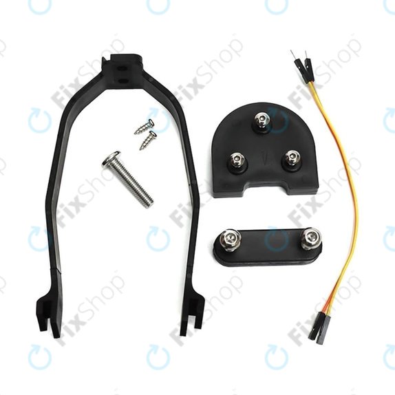Set di installazione ruota da 10" con supporto parafango per Xiaomi Mi Electric Scooter 2 M365, Pro, Black