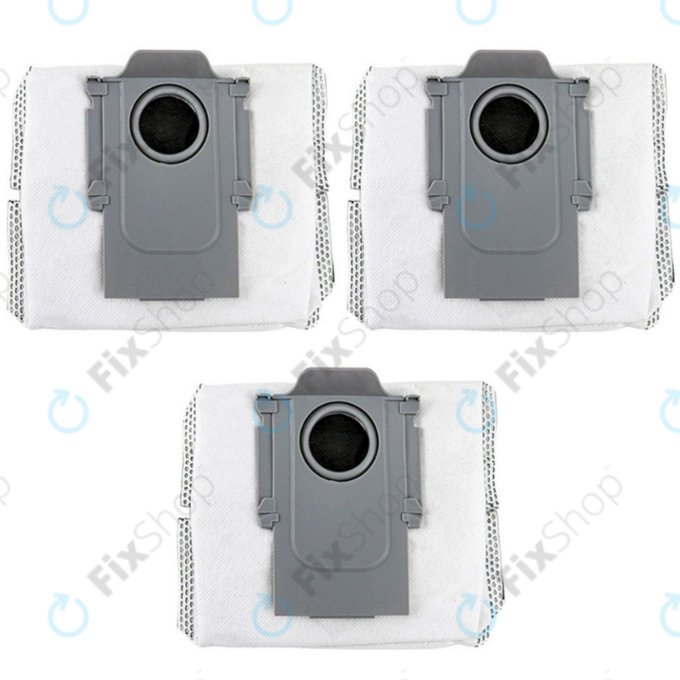 Sacchetto per aspirapolvere, 3 pz., Carbone attivo per Xiaomi Roborock Q-series