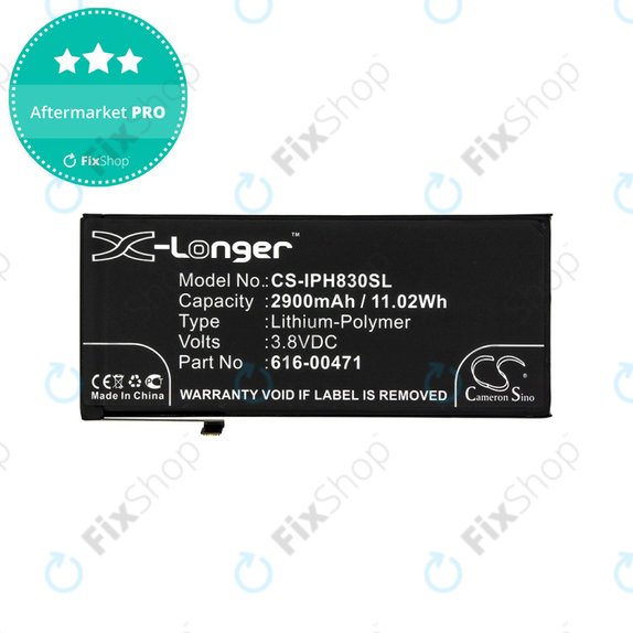 Batteria per iPhone XR, 616-00471, 616-00468, 2900mAh, HQ