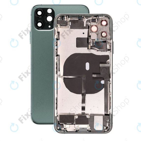 Scocca posteriore con piccoli componenti per iPhone 11 Pro Max, Green