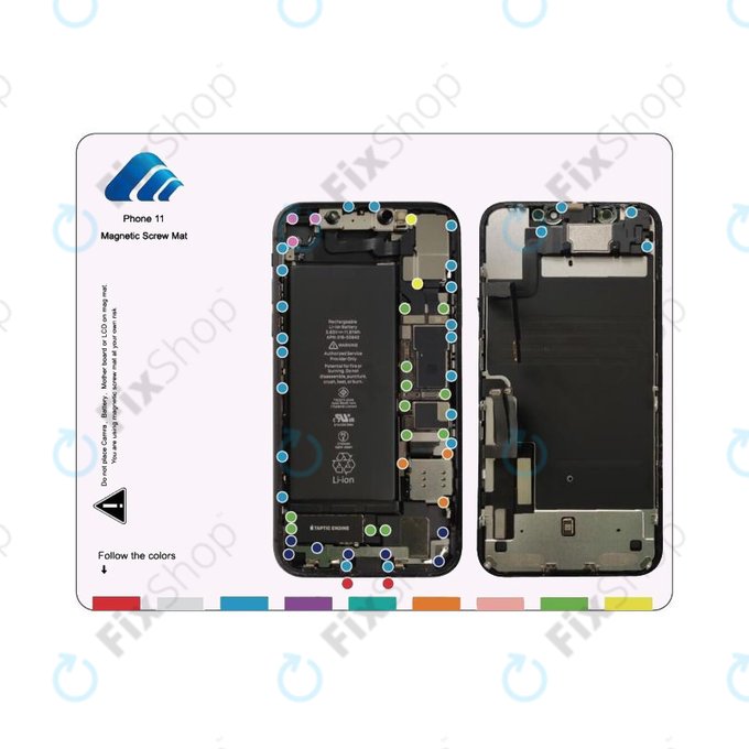 Tappetino magnetico per viti per iPhone 11