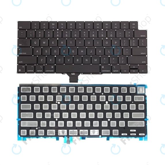 Tastiera con retroilluminazione US per MacBook Pro 14" M1 Pro A2442, 16" M1 Max A2485 (2021)