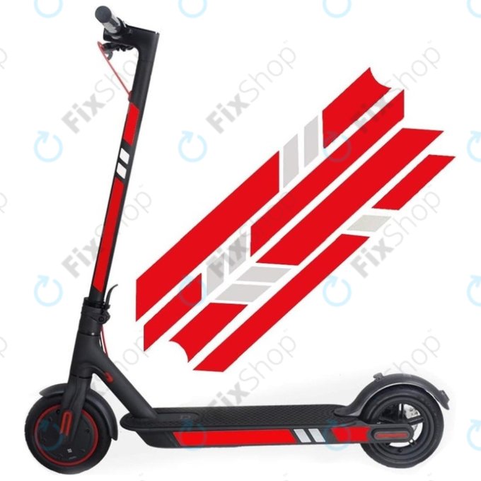 Adesivi riflettenti B per Xiaomi Mi Electric Scooter 1S, 2 M365, Essential, Pro, Pro 2
