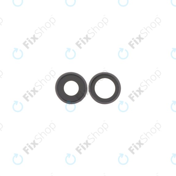 Lente fotocamera posteriore con frame 2 pz per iPhone 17, Black