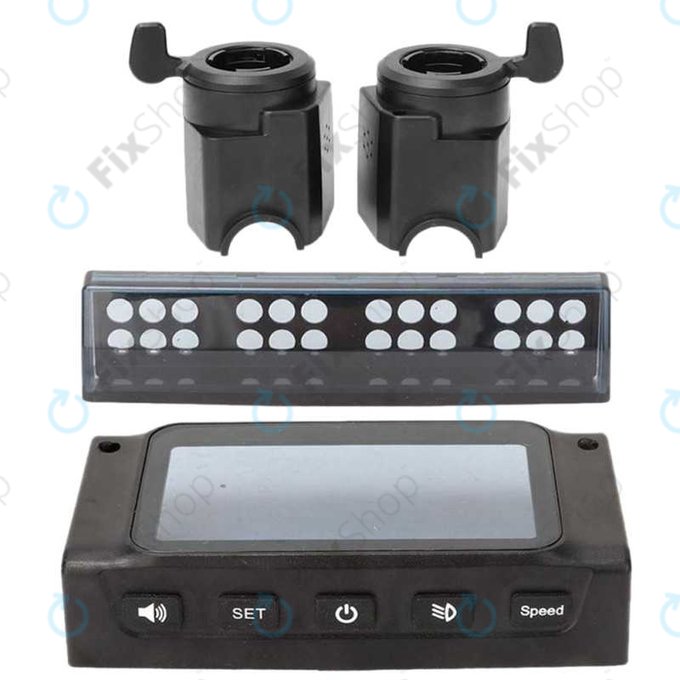 Set dashboard (cover display in plastica, leva acceleratore, freni, cover luce LED) per Kugoo S1, S1 Pro, S2, S3