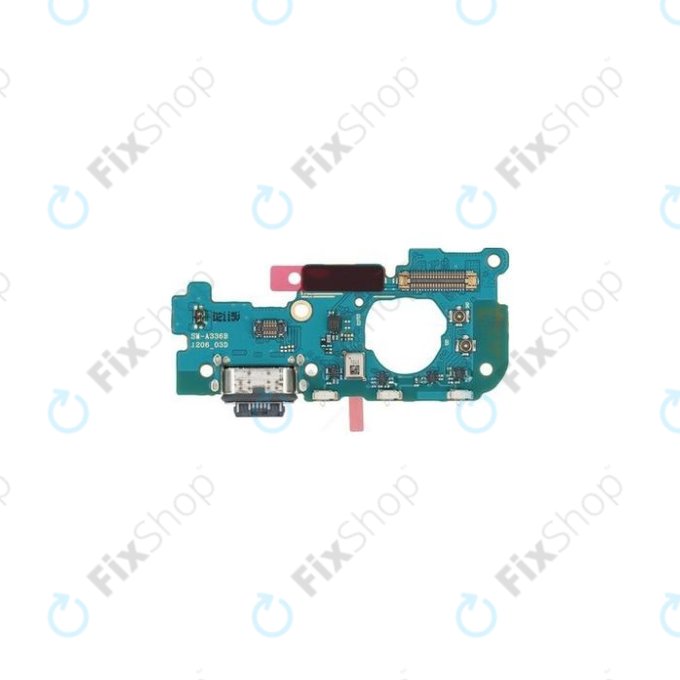 Scheda PCB connettore di ricarica per Samsung A33 5G A336B, GH96-15022A, Genuine Service Pack