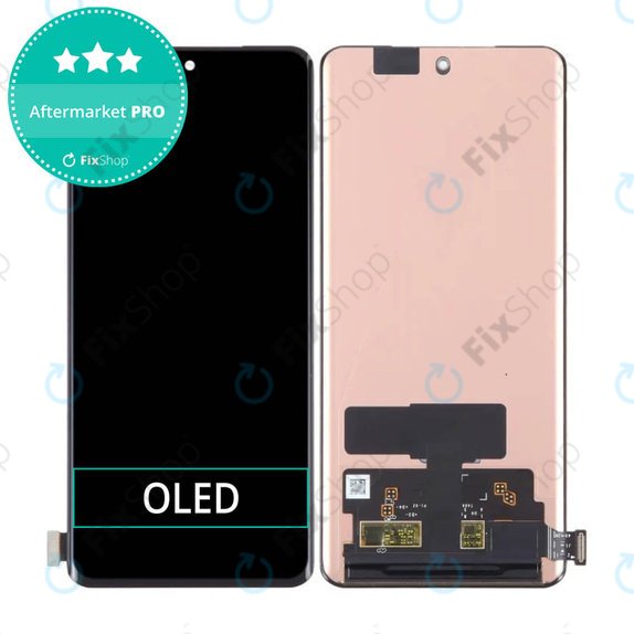 Schermo OLED per Oppo Reno 10 Pro CPH2525, Vetro touch senza cornice