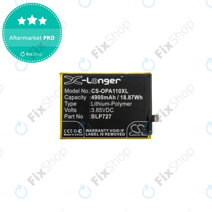 Batteria per Oppo A11x, BLP727, 4900mAh, HQ