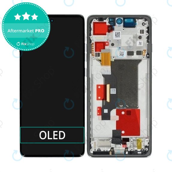 Schermo OLED per Motorola Edge 60 Pro, Shadow, Vetro touch con cornice