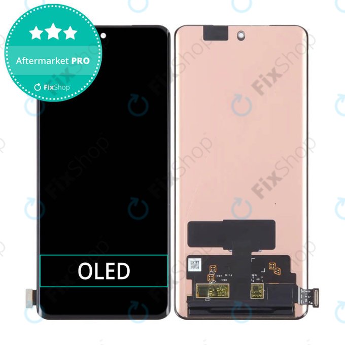 Schermo OLED per Oppo Reno 10 Pro CPH2525, Vetro touch senza cornice