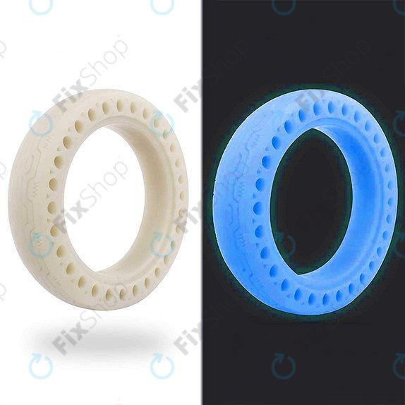 Pneumatico tubeless pieno resistente per Xiaomi Mi Electric Scooter 1S, 2, M365, Essential, Pro, Pro 2, Blu fluorescente