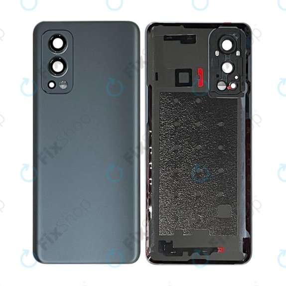Cover batteria e lente fotocamera posteriore per OnePlus Nord 2 5G, Gray Sierra