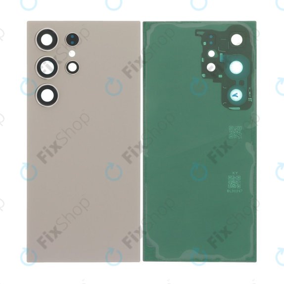 Gruppo cover batteria per Samsung S24 Ultra S928B, Titanium Gray