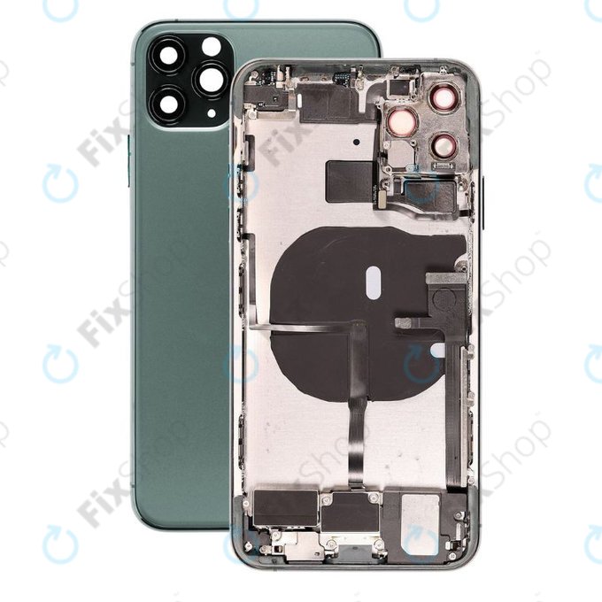Scocca posteriore con piccoli componenti per iPhone 11 Pro Max, Green