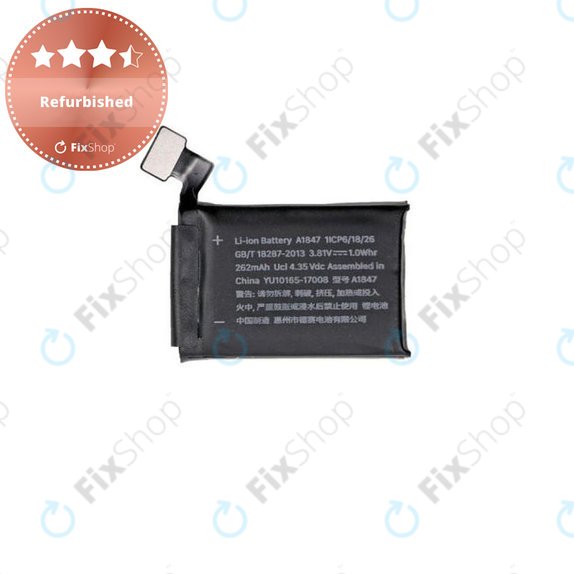Batteria per Apple Watch 3 38mm, 262mAh, GPS Version, Refurbished