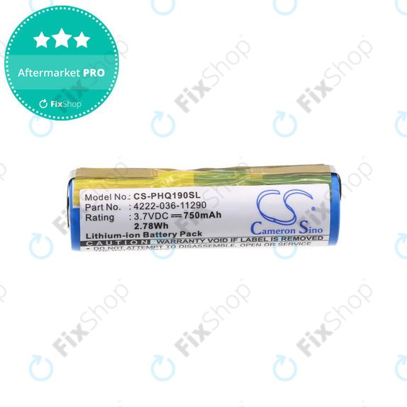 Batteria per Philips 8895XL, 036-11290, Li-Ion, 750mAh, 3.7V, HQ