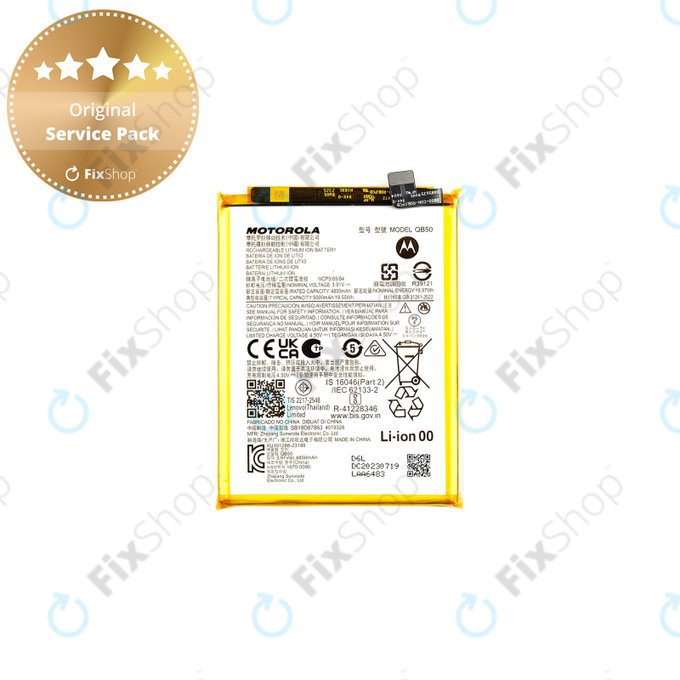 Batteria per Motorola Moto G84 5G, QB50, SB18D97229, 5000mAh, Genuine Service Pack