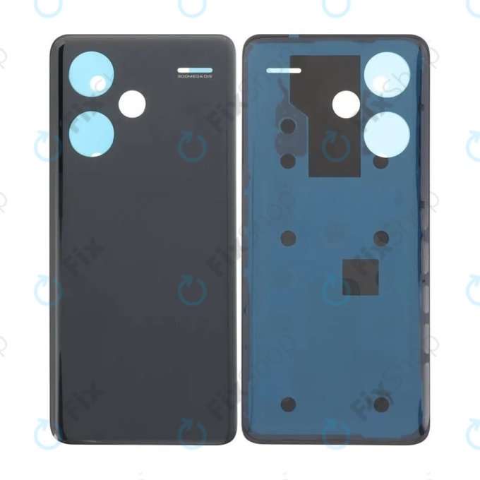 Cover batteria per Xiaomi Redmi Note 13 Pro+ 23090RA98C, Fushion Black